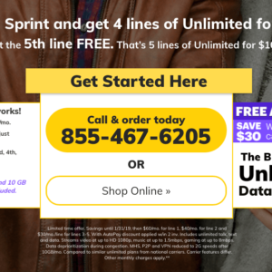 Switch To Sprint And Get 4 Lines Of Unlimited For $25/mo/line
