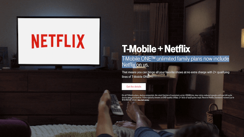 T Mobile ONE™ Unlimited Family Plans Now Include Netflix